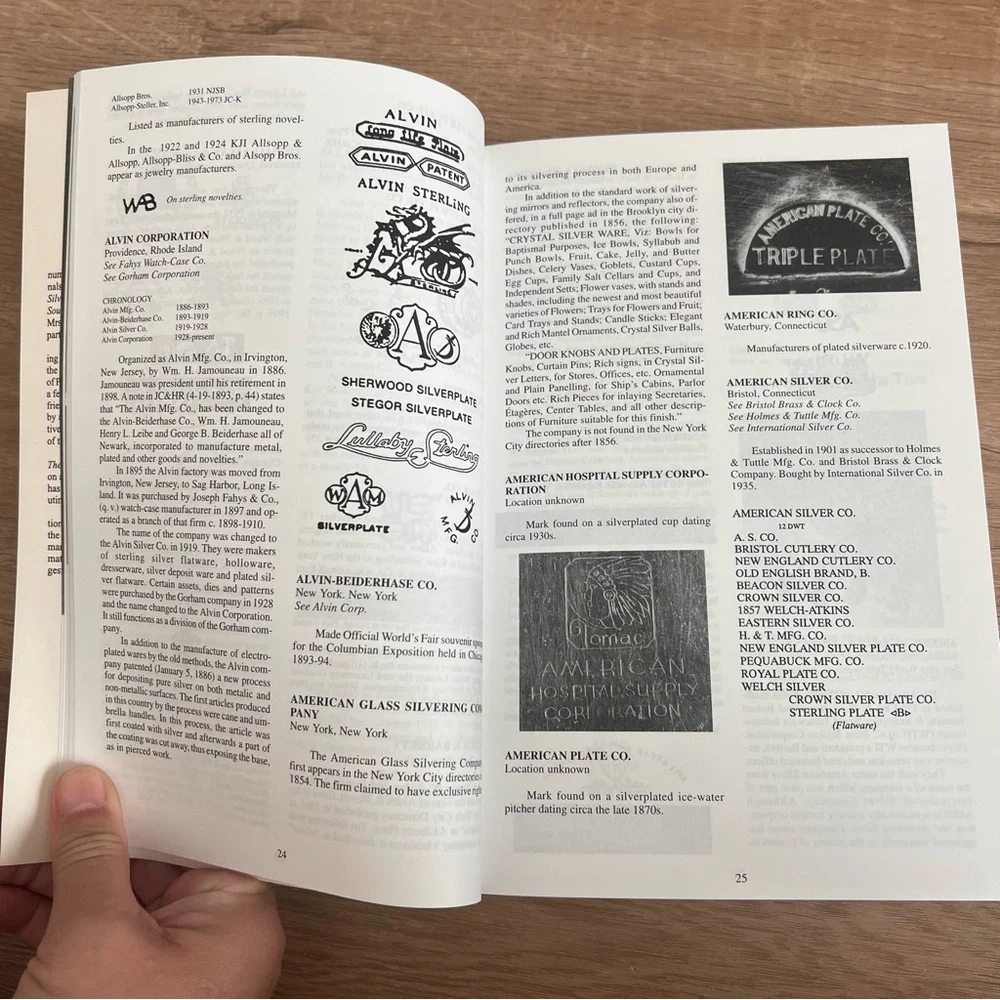 Silver Reference Book, Encyclopedia of American Silver Manufacturers 4th Edition